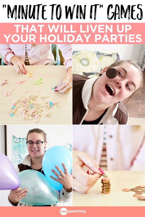25 Minute To Win It Games For Adults & Kids .